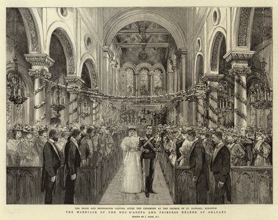オルレアンのダクダオスタとヘレン王女の結婚 作： Joseph Nash