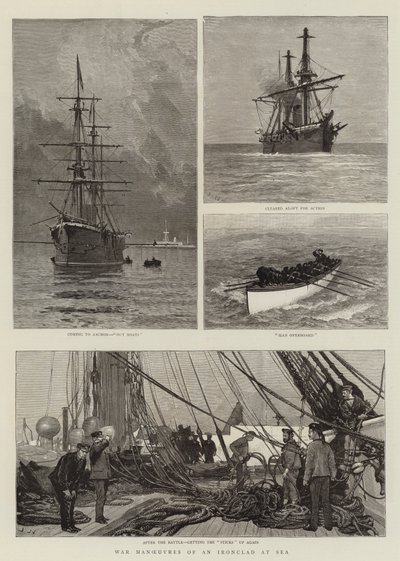 海での装甲艦の作戦 作： Joseph Nash