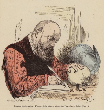 科学への愛（カラー彫刻） 作： Joseph Nicolas (after) Robert Fleury