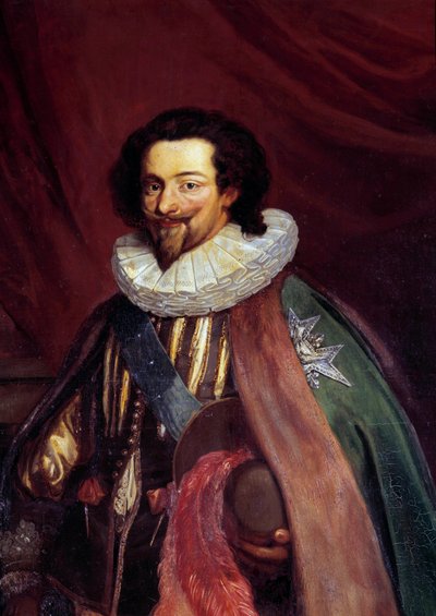 リュインズ公シャルル・ダンベール（1578-1621）の肖像 コンスタブル・大ファルコーネ 絵画 ジョセフ・ニコラ・ロベール・フルーリー（Robert-Fleury）（1797-1890）（1834年） 215 × 140 cm。- ルインズ公シャルル・ダンベール（1578-1621）の肖像（コンスタブル・大ファルコン 作： Joseph Nicolas Robert Fleury