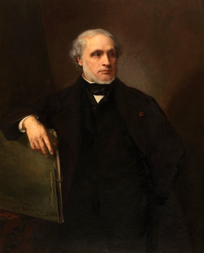 自画像（キャンバスに油彩） 作： Joseph Nicolas Robert Fleury