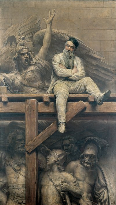 凱旋門に取り組んでいるフランソワルード、1893年 作： Joseph Noel Sylvestre