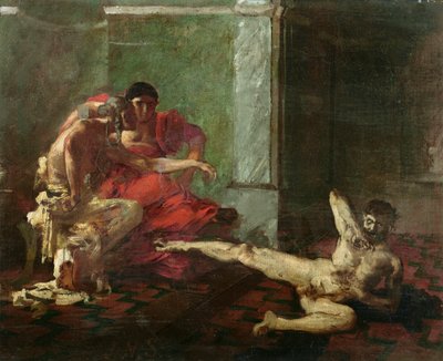 奴隷でのロクスタ試験毒、c.1870-80 作： Joseph Noel Sylvestre