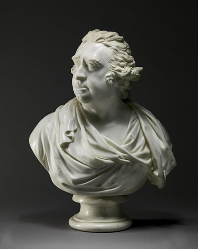 チャールズ・ジェームズ・フォックス（1749-1806）1792（大理石） 作： Joseph Nollekens