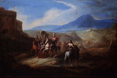 騎兵とその囚人 作： Joseph Parrocel