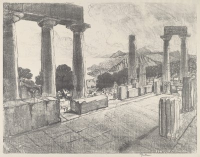 Aegina, The Black Forest, 1913年。 作： Joseph Pennell