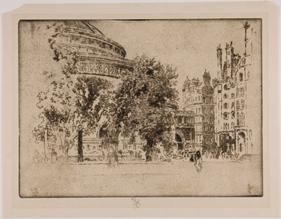 アルバート・ホール、ロンドン 作： Joseph Pennell