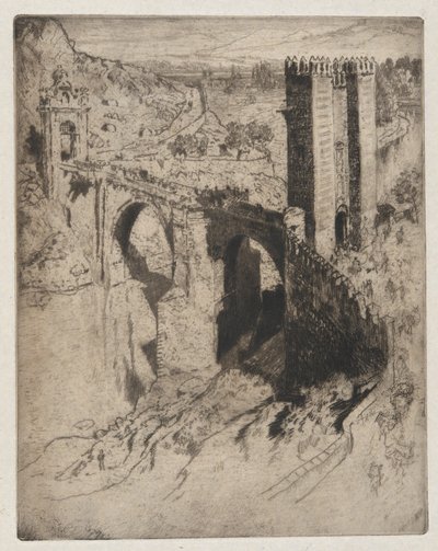 アルカンターラの橋 作： Joseph Pennell