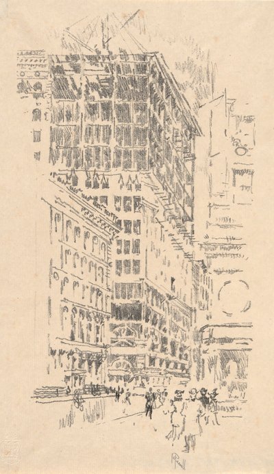 Building the Building, #8 in Iconophile Club Collection 作： Joseph Pennell