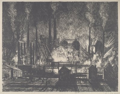 シフトチェンジ、シャルルロワ 作： Joseph Pennell