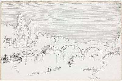 シャレントンルポン、ca。 1893。 作： Joseph Pennell