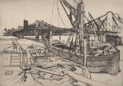 チェルシー、No.II、1886年。 作： Joseph Pennell