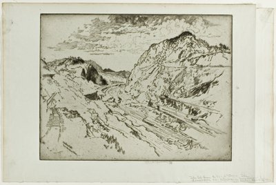 クレブラカット、パナマ 作： Joseph Pennell