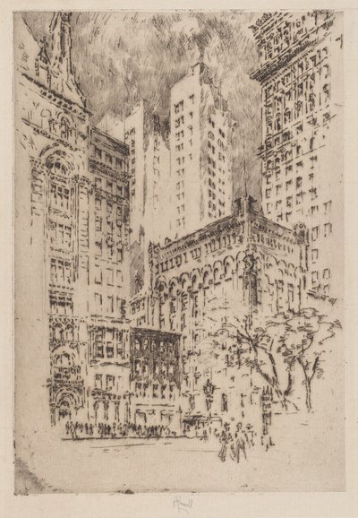 四階建ての家 作： Joseph Pennell