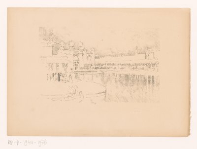 池の眺め 作： Joseph Pennell