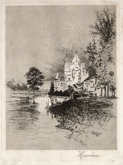 ハールレム、1884年。 作： Joseph Pennell