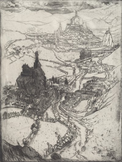 ルピュイ、1894年。 作： Joseph Pennell