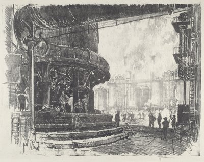 銑鉄づくり 作： Joseph Pennell