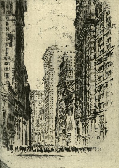 ニューヨーク市 作： Joseph Pennell