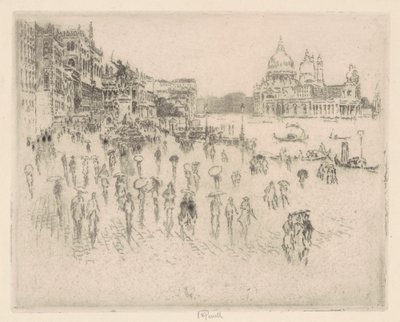 ペネルの窓から、リーヴァで 作： Joseph Pennell