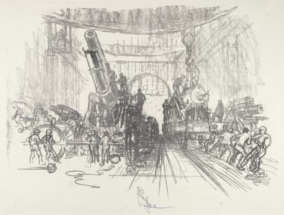 戦争の準備 作： Joseph Pennell
