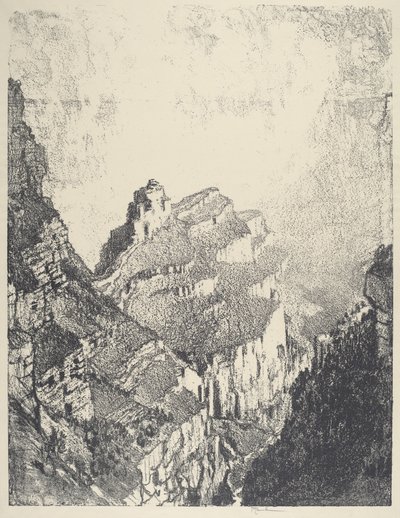 白い街への道 No.II 作： Joseph Pennell