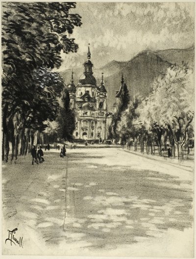 セント・イルデフォンソ 作： Joseph Pennell
