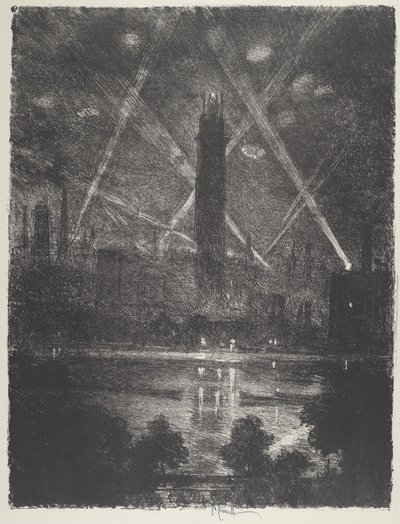 ショット、1916年 作： Joseph Pennell