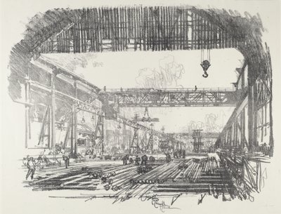 シェル用棒鋼 作： Joseph Pennell