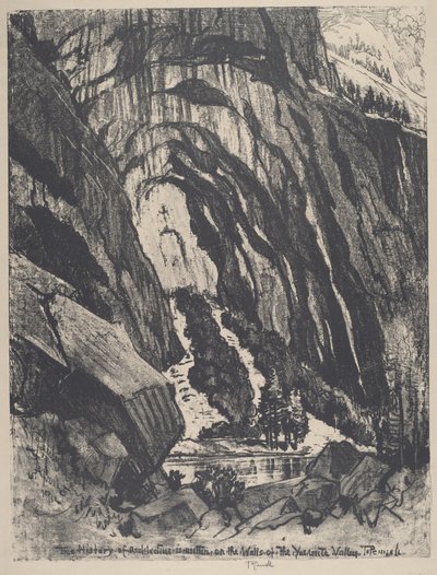 大聖堂の扉」1912年 作： Joseph Pennell