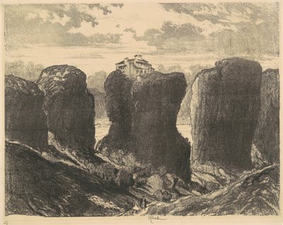 三位一体の断崖 作： Joseph Pennell