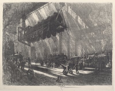 飛行機関車 作： Joseph Pennell