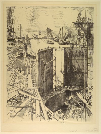 ガードゲート、ガトゥン 作： Joseph Pennell