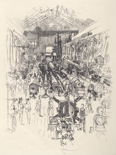 銃工場 作： Joseph Pennell