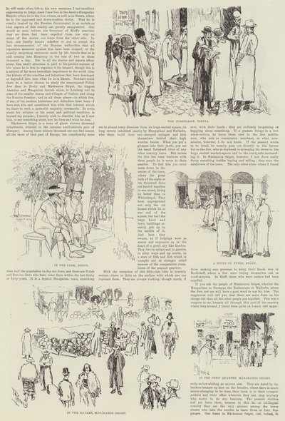 自宅のユダヤ人、ジョセフ・ペネル 作： Joseph Pennell