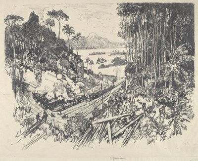 ジャングル』（1912年）。 作： Joseph Pennell