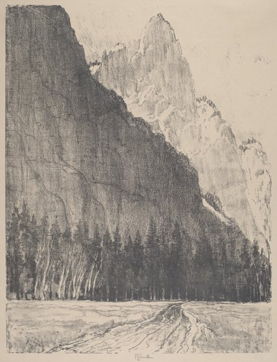 センチネル、1912年。 作： Joseph Pennell