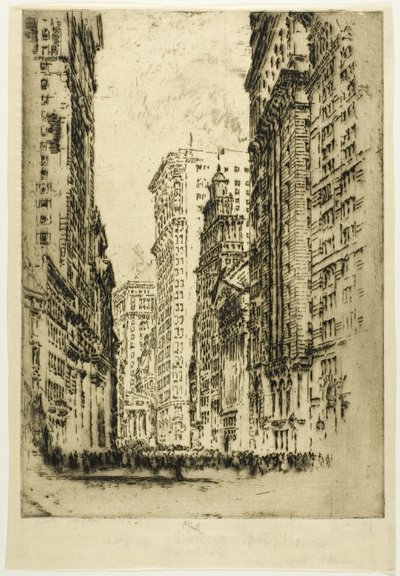 証券取引所 作： Joseph Pennell