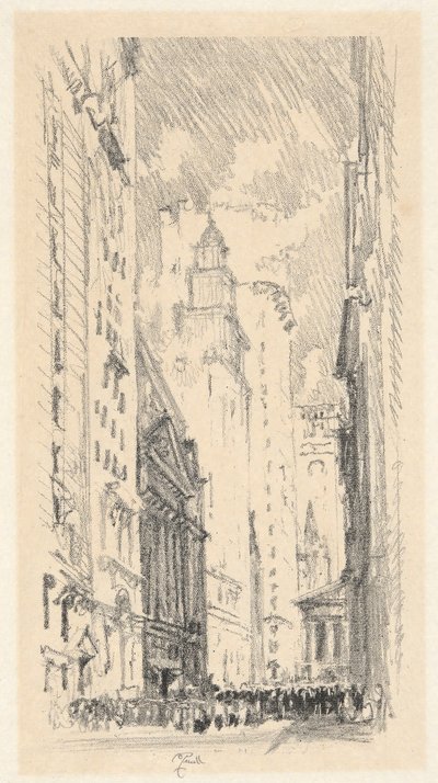 証券取引所 作： Joseph Pennell