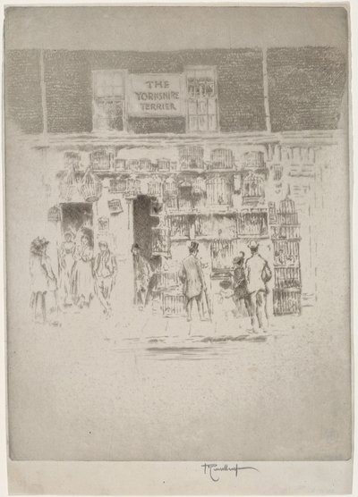 ヨークシャーテリア 作： Joseph Pennell