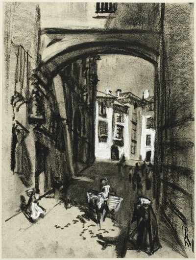 洗礼 作： Joseph Pennell