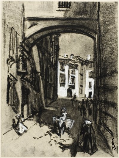 洗礼 作： Joseph Pennell