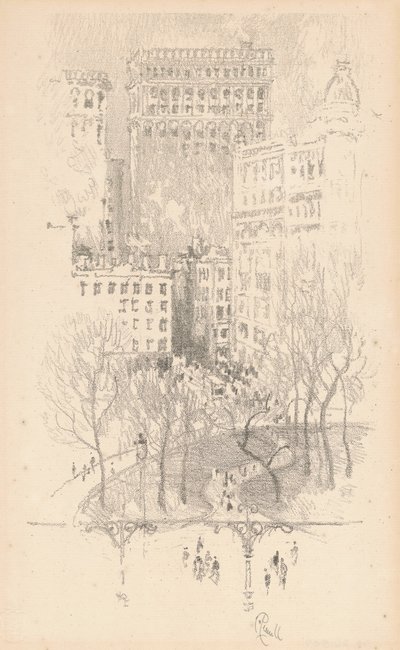 ユニオンスクエア 作： Joseph Pennell