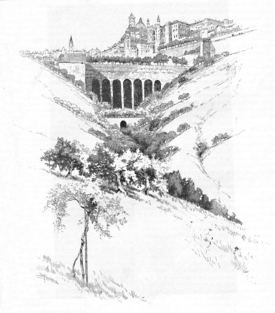 ウルビーノ、1886 作： Joseph Pennell