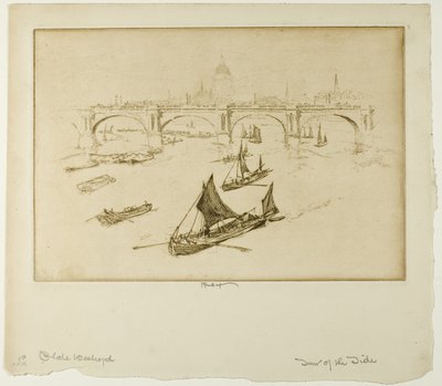 ウォータールー橋 作： Joseph Pennell