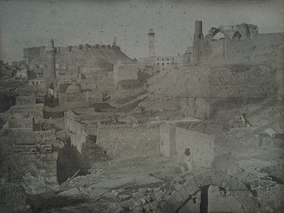 アンティオキア門から見たアレッポ（1844年 作： Joseph Philibert Girault De Prangey