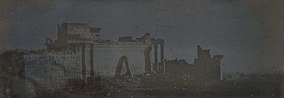 バールベック、1843-44年 作： Joseph Philibert Girault De Prangey