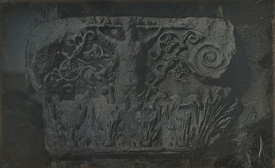 キャピタル、グレコローマン劇場、ミレトス、1843年。 作： Joseph Philibert Girault De Prangey