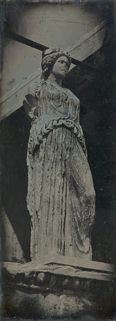 カリアティッド、エレクティオン、アテネ、1842年 作： Joseph Philibert Girault De Prangey