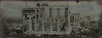エレクテイオン、アテネ、1842年。 作： Joseph Philibert Girault De Prangey